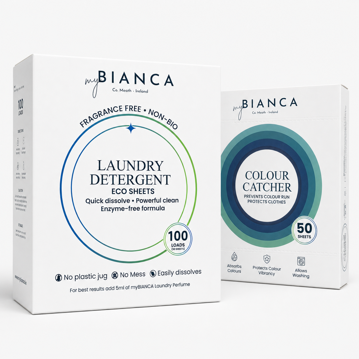 Laundry Essentials Double Pack — Detergent + Colour Catchers
