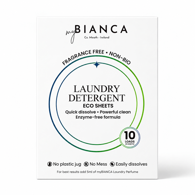 One packet of 5 detergent sheets — up to 10 standard washes.